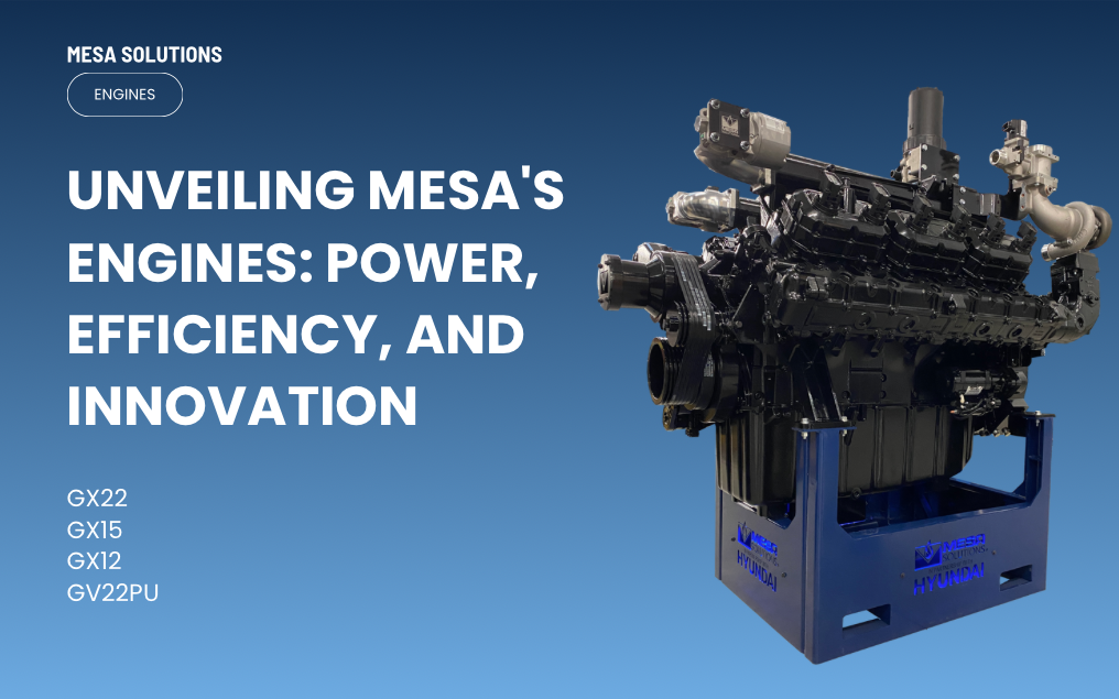 A photo of Mesa Solutions engines, emphasizing their advanced technology and efficiency. The intricately designed engines showcase innovation and reliability, making them a top choice for various applications.